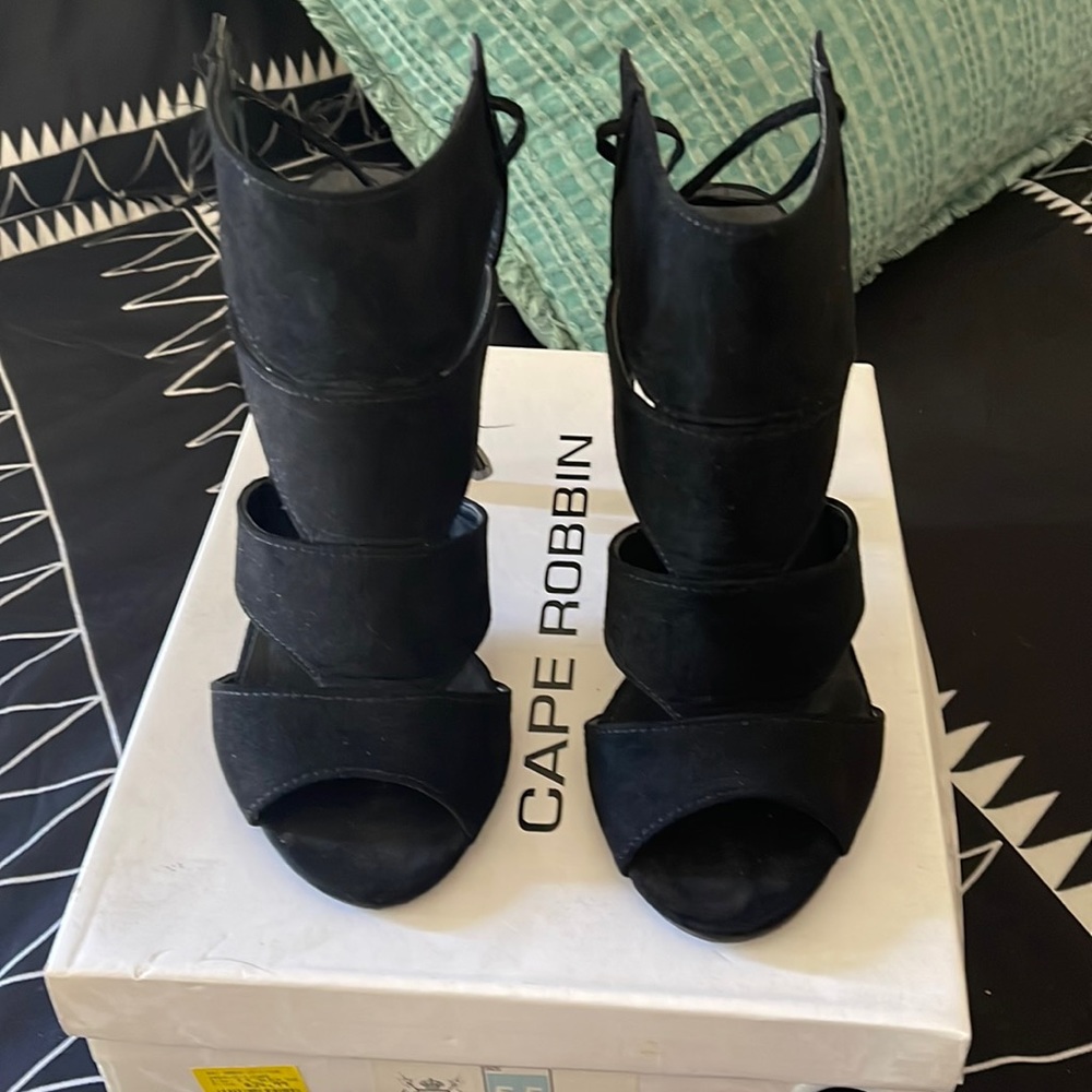 Black high heels